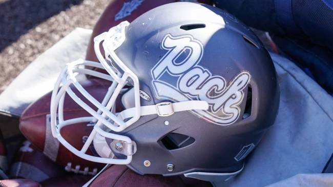 Nevada Wolf Pack football helmet