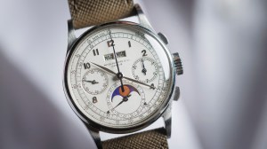 world record Patek Philippe reference 1518 steel watch