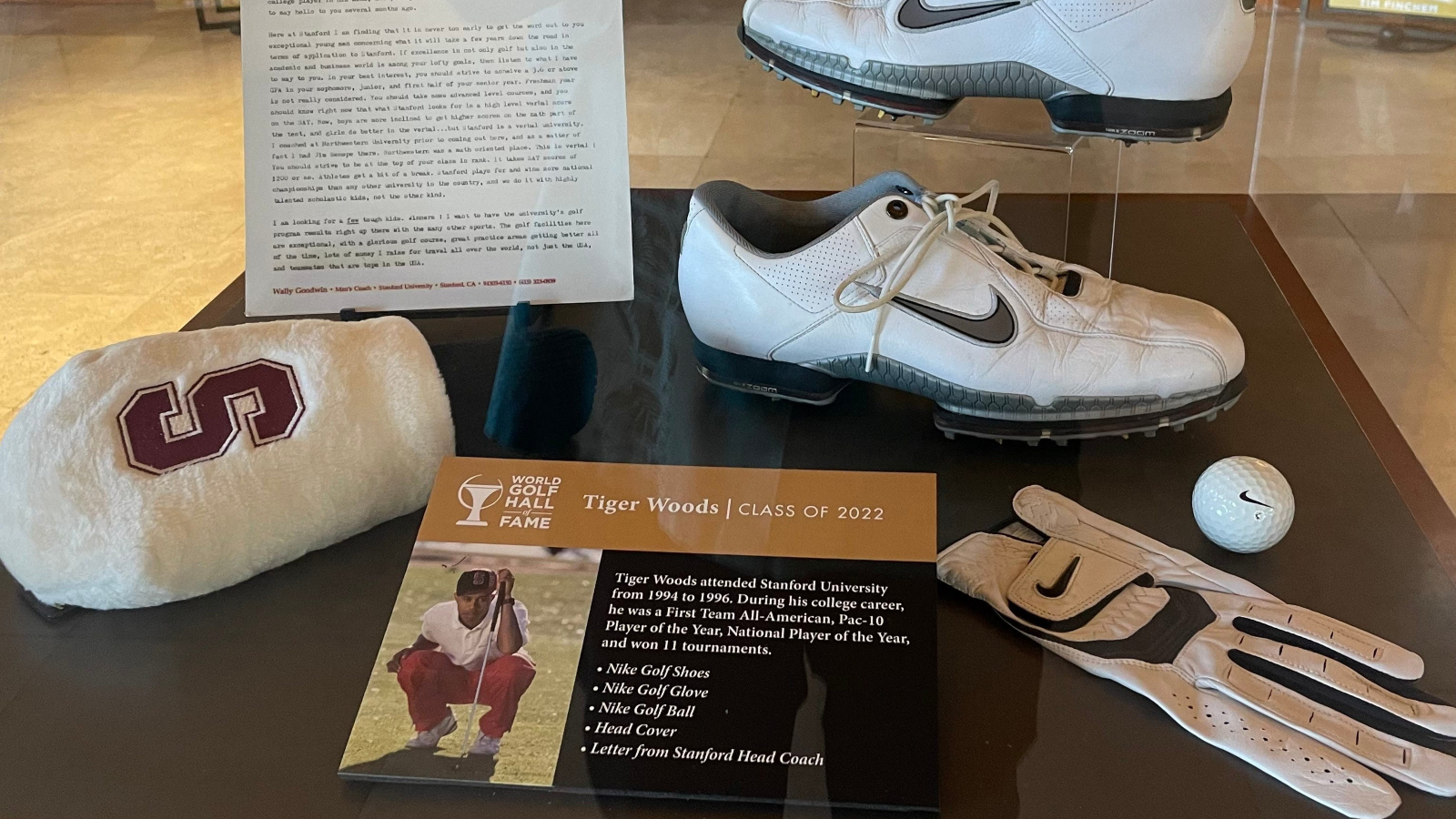 Stanford University golf history of tiger Woods