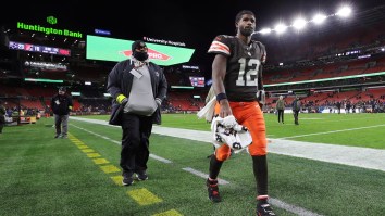 Shedeur Sanders’ Somber Sideline Reaction Sparks Discourse On Motives After Apparent Lamar Jackson Snub