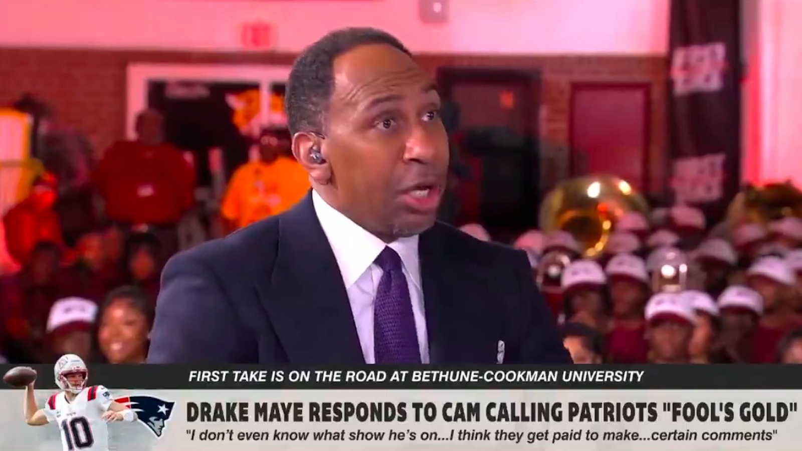 stephen a smith drake maye