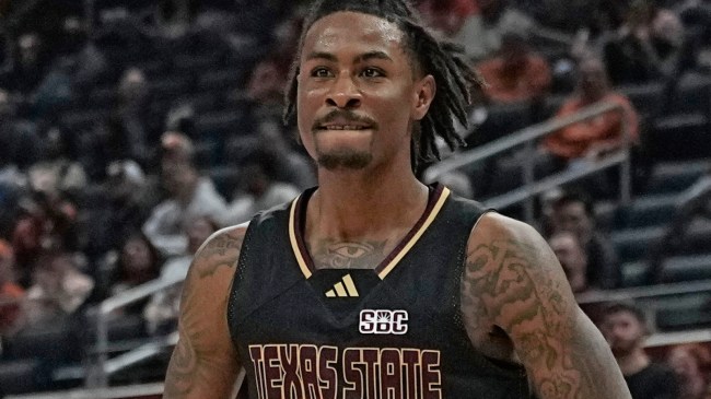 Texas State basketball player