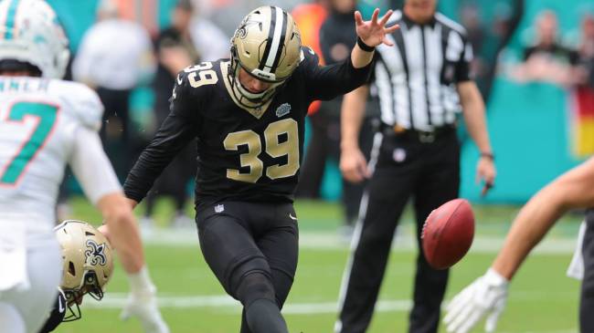 Saints kicker Charlie Smyth