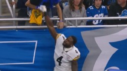 DK Metcalf Throws Punch At Lions Fan In The Stands During Game