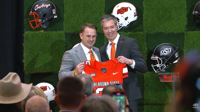 Eric Morris Oklahoma State Cowboys