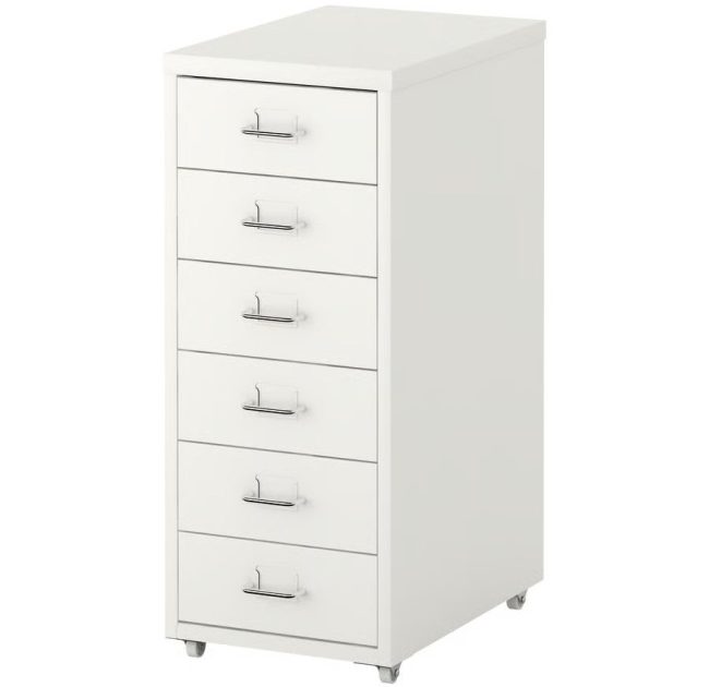 IKEA HELMER Drawer unit on casters