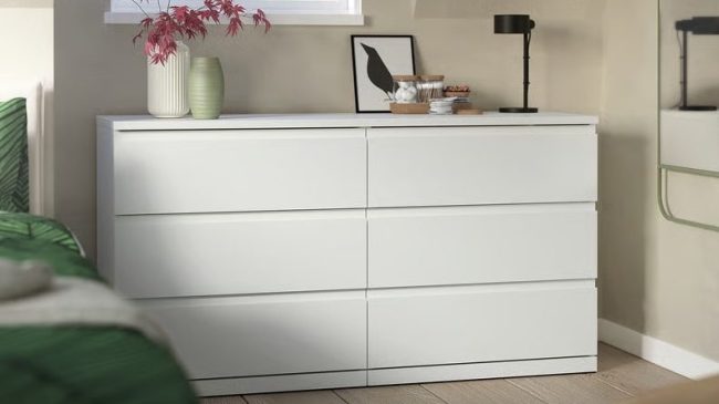 STORKLINTA 6-drawer dresser