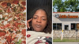 ‘Pizza Finna Melt Through The Seat’: Kansas City Woman Lets Her Little Caesars To-Go Pizza Box Ride Shotgun. Uh, Why Is It Smoking?