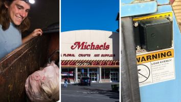 ‘Well This Is A First For Me’: Man Looks In The Dumpster Behind Michael’s. He Can’t Believe What’s Inside