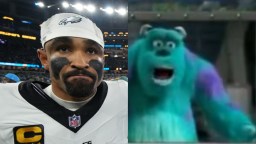 Jalen Hurts Breaks ESPN’s Monsters Inc. Broadcast After Embarrassing Double Turnover Play