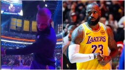 LeBron James Under Fire For Practicing Golf Swing During National Anthem