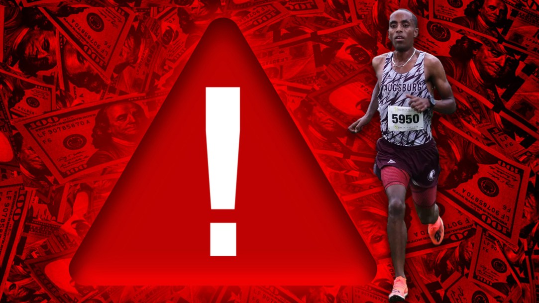 Mohammed Bati Track and Field Banned Money $6,000 Financial Aid Augsburg Division-III Controversy