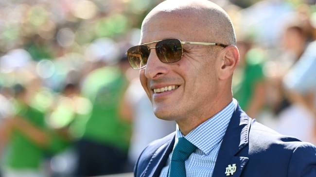 Notre Dame athletic director Pete Bevacqua