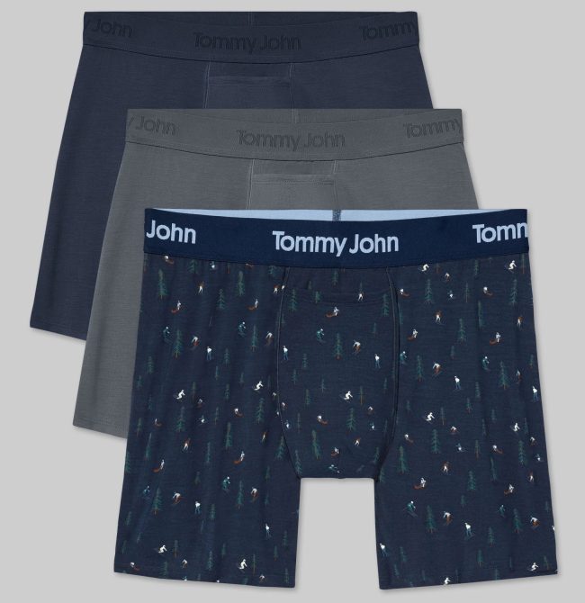 Tommy John Second Skin Relaxed Fit Boxer 3-Pack on sale for Cyber Monday