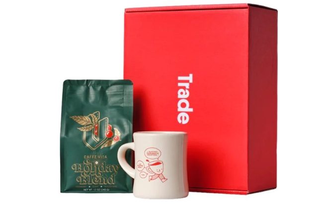 Trade Coffee Cozy Mug & Coffee Set