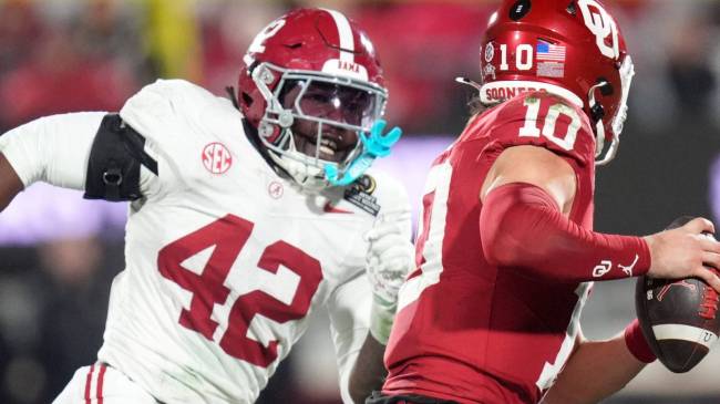 Alabama vs Oklahoma in 2025 College Football Playoff