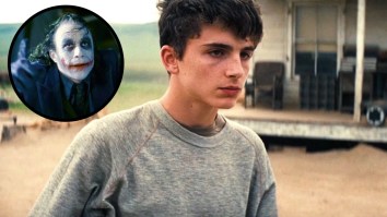 Movie Fans Discover Old Timothee Chalamet Tweet In Which He Used Heath Ledger’s Joker To Announce Start Of His Career The Week ‘Interstellar’ Came Out