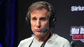 Chris ‘Mad Dog’ Russo Attempted One Of The Worst Half-Court Shots You’ll Ever See While Visiting ASU