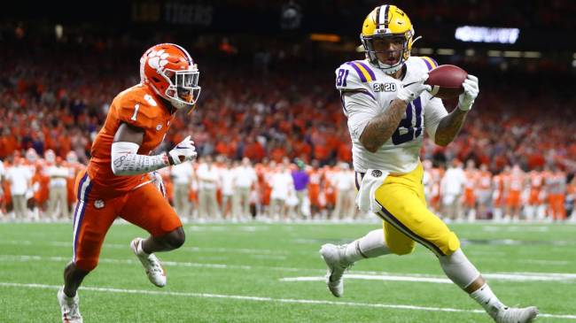 Clemson vs LSU in College Football Playoff national championship