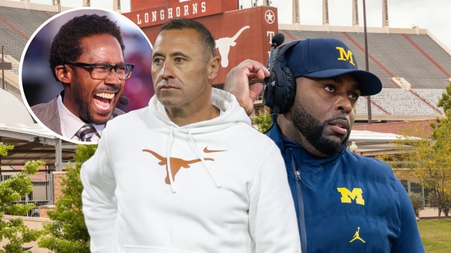 Desmond Howard suggests Texas head coach Steve Sarkisian could leave.