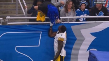Video From Lions-Steelers Game Shows Fan Involved In DK Metcalf Altercation Boasting That He Accomplished ‘His Goal’