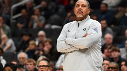 Angry Georgetown Hoops Coach Pelts Toddler With Water Bottle After Home Loss In Empty Arena