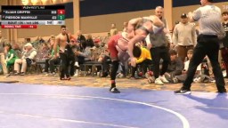 College Wrestler Celebrates Dirty Body Slam With Smug Grin While Injured Opponent Screams In Pain