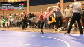 College Wrestler Celebrates Dirty Body Slam With Smug Grin While Injured Opponent Screams In Pain