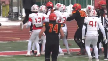 Punches Start Flying When Vicious Late Hit Starts All-Out Brawl During Division-II Football Playoffs