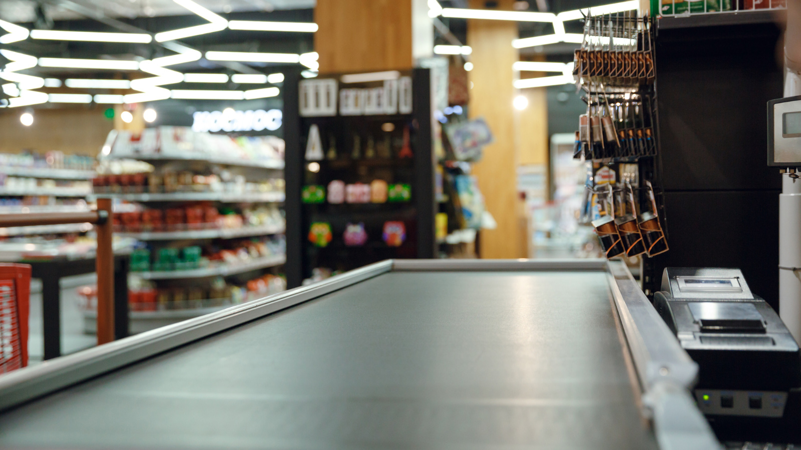 grocery store checkout line