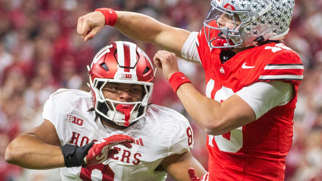 Indiana Stephen Daley Injury Video Leg Injured