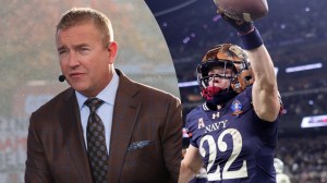 Navy football shades Kirk Herbstreit