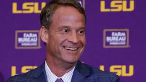 LSU coach Lane Kiffin