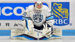 Goaltender for USHL hockey team Madison Capitals