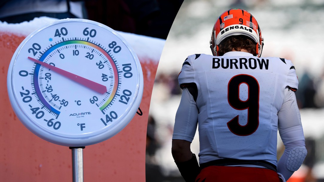 NFL Weather Temperature Cold Freezing Snow Ice heated field windchill