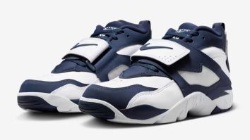 You Can Now Buy The Deion Sanders Air Diamond Turf In Dallas Cowboys Colors via Nike.com