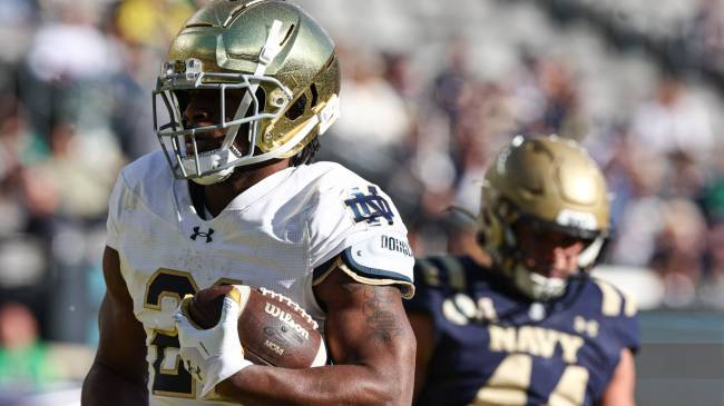 Notre Dame vs Navy football