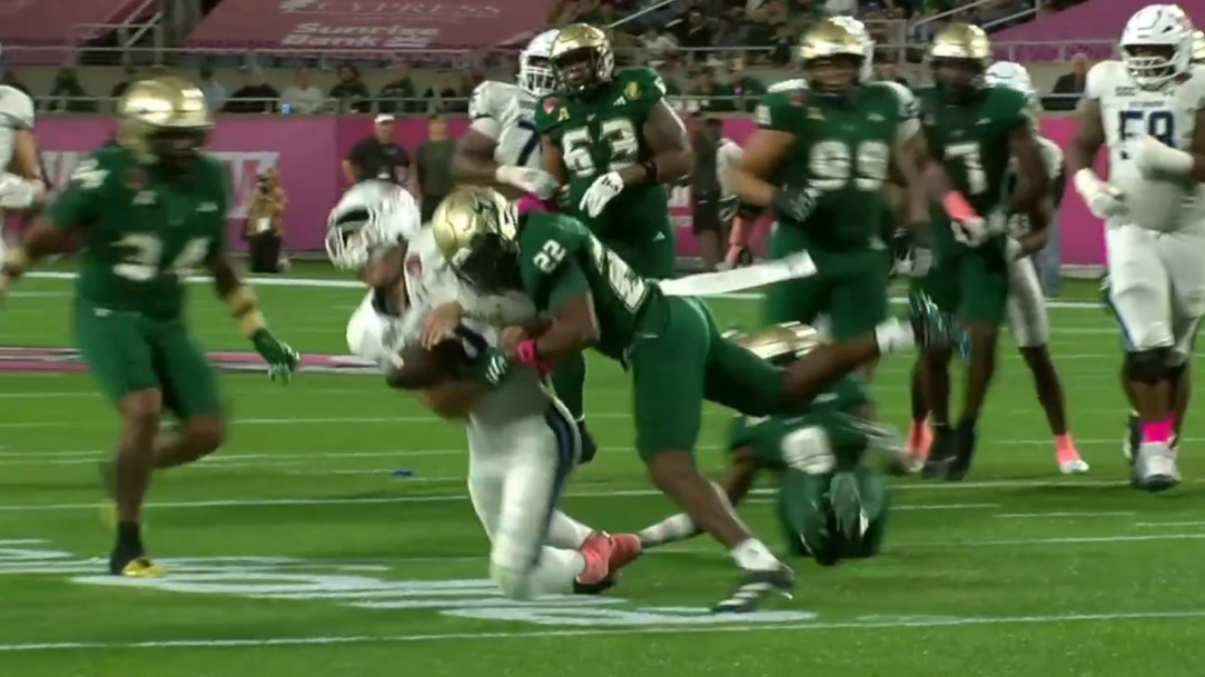 Old Dominion Quarterback Henicle Concussion Controversy Targeting Helmet Hit