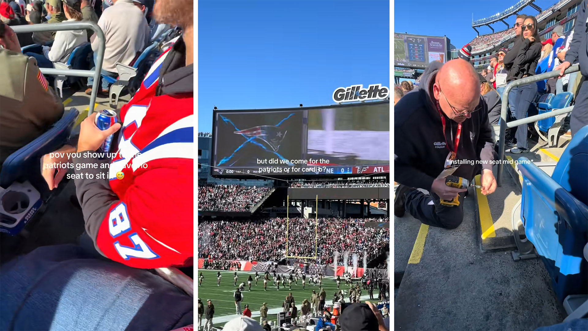 ‘Hope You Got At Least A Partial Refund’: Man Buys Tickets For The New England Patriots Game. Then He Shows Up, Sees His ‘Seat’ 