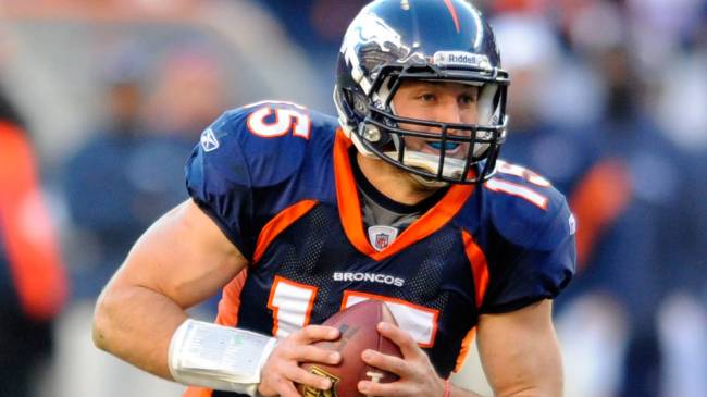 Broncos QB Tim Tebow