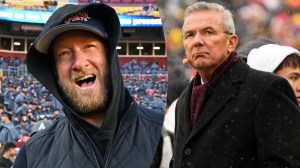 Urban Meyer says Dave Portnoy won't pay Ohio State-Michigan bet.