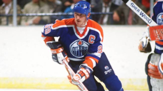 Oilers star Wayne Gretzky