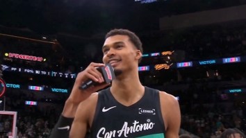 Victor Wembanyama Was Feeling Himself After Spurs’ Win Over OKC; Took Shot Chet Holmgren, Started New Tradition With the Fans