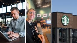 Man Gets Up To Go To The Bathroom At Starbucks. Then The Miami Woman Next To Him Sees A Message About Her On His Laptop
