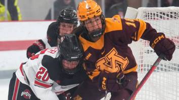 Minnesota Women’s Hockey Star Pulled Off The Nastiest Assist You’ll Ever See To Put The World On Notice Before The Olympics