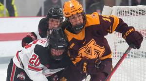 Minnesota hockey forward Abbey Murphy