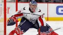 Capitals Goalie Had To Be Carried Off The Ice After Battling Through Injury To Help Seal Shootout Win