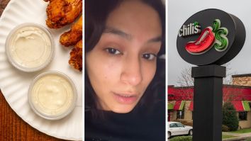 Chili’s Customer Gets Blue Cheese Dipping Sauce With Her Meal. Then She Sees A Sign That It’s Already Been Used