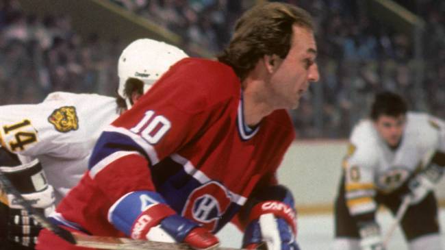 Canadiens forward Guy Lafleur