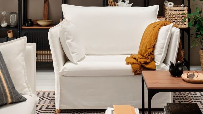 BACKSÄLEN 1.5-seat armchair